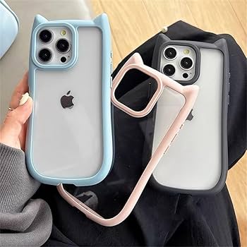 ホワイト スマートフォン ケース付き Amazon.co.jp: iPhone 15 promax 用 シリコン ケース 可愛い 猫